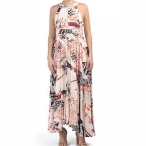 🎉HP🎉 Anthropologie Abel The Label Gemini Vienna Mulitcolor Midi Dress Size XS